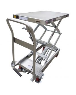 mobiler Hubtisch Premium Edelstahl